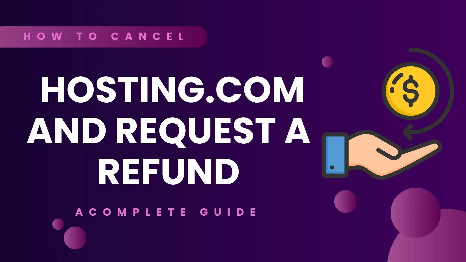 How to Cancel Hosting.com and Request a Refund A Complete Guide