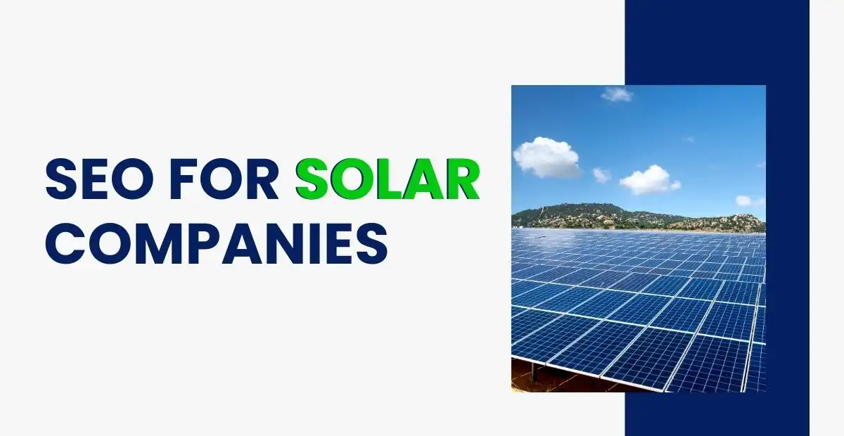Seo For solar companies