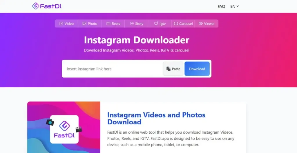 fastdl instagram