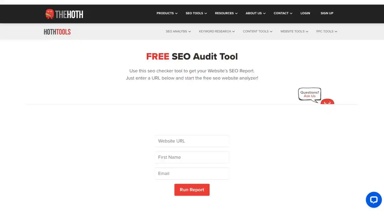 free website audit tool