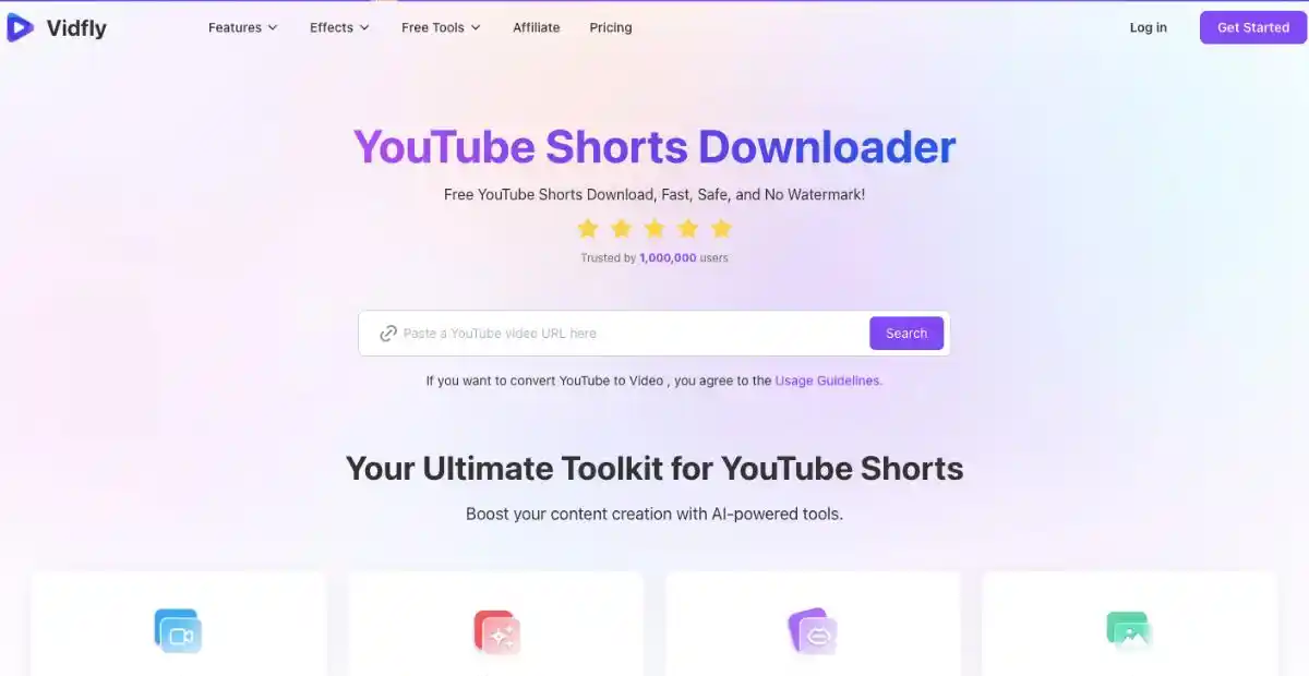 vidfly Yt Shorts Downloader